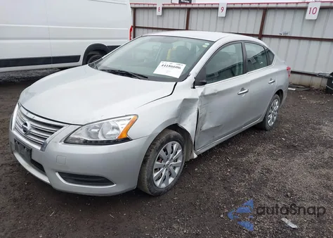 2014 Nissan Sentra Sv из США, поврежденный, VIN 3N1AB7AP0EY304397